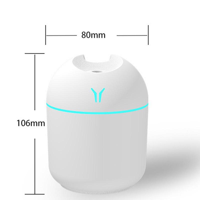 250ML Mini Air Humidifier USB Aroma Essential Oil Diffuser For Home Car Ultrasonic Mist Maker with LED Color Night Lamp Diffuser